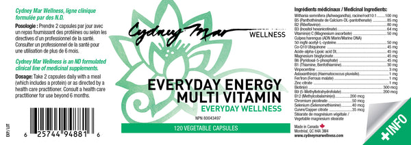 Everyday Energy, Multi Vitamin - Cydney Mar Wellness