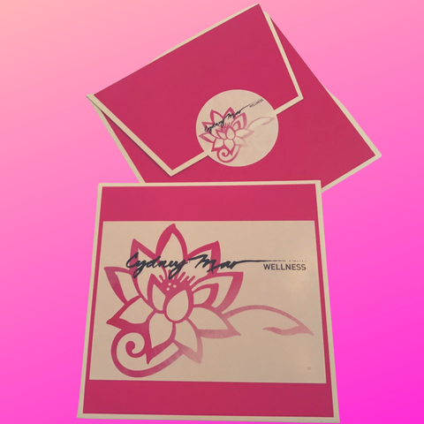 Gorgeous Physical Gift Cards - Cydney Mar Wellness
